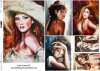 Papier Decoupagepapier zeitgenössische Malerei*Бумага Декупаж современной живописи*Papel Decoupage pintura contemporánea